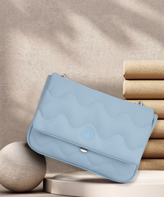 United Colors of Benetton Blue Sling Bag Natalia