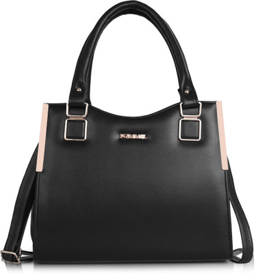 FOMMIL Women Black Hand-held Bag