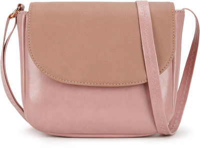 Fastrack Pink Sling Bag Color Blocked