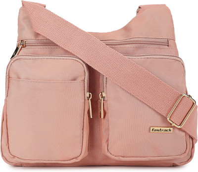 Fastrack Pink Sling Bag Solid