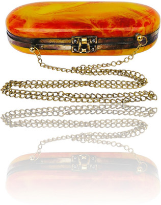 InsTook Orange Sling Bag Party Wedding Purse Bag