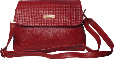 ManatLeather Maroon Sling Bag ML-106-Green