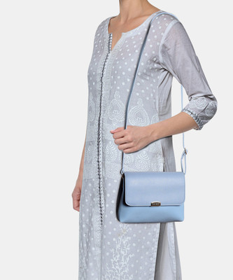 LINO PERROS Blue Sling Bag LWSL00455BLUE
