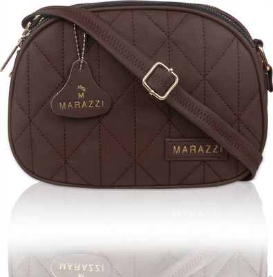 marazzi Brown Sling Bag 3 chain