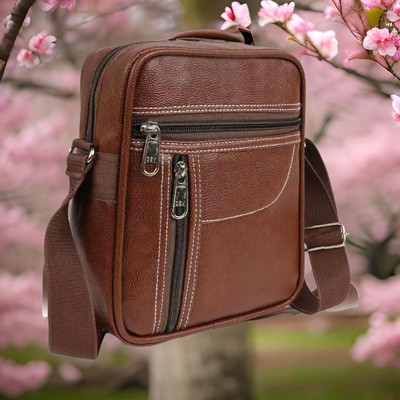 JairaJ Brown Sling Bag Men Sling Bag extra large