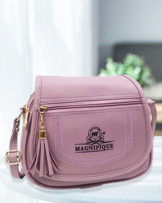 magnifique Purple Sling Bag Lavender Sling bag for Women and Girls / Side bag / Handbag / Cross body bag