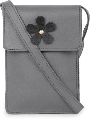 Rovok Grey Sling Bag Grey Women Sling Bag