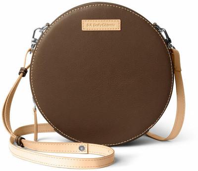 DailyObjects Multicolor Shoulder Bag Walnut Brown