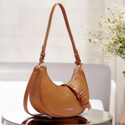 Exotic Brown Hobo Cross-Body Hobo Sling Bag for Women