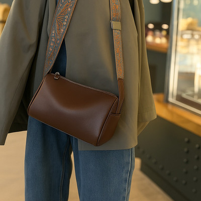 Cleto Brown Sling Bag NIWAD GREEN|Brown Sling Bag New Girls Stylish Purse