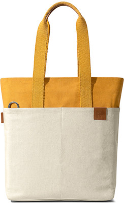 DailyObjects White Tote Ivory - Mustard All Time Tote Bag