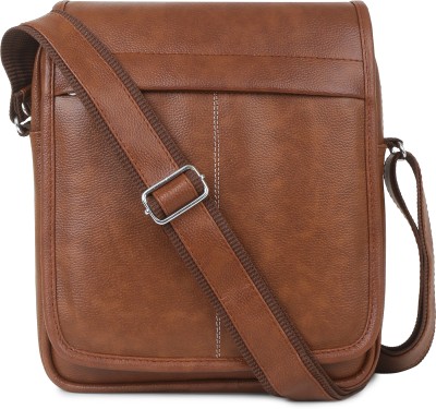 GOLD SKY Men Tan Messenger Bag