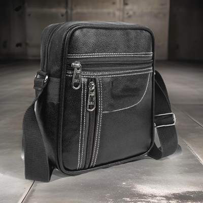 JairaJ Black Sling Bag Men Sling Bag extra large