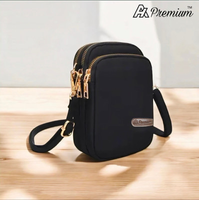 AhPremium Black Sling Bag Slings