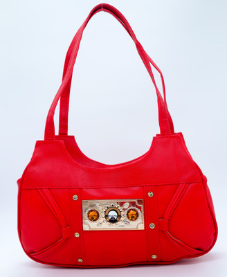 KuhuChere Red Hand-held Bag | trendy handbags for women |