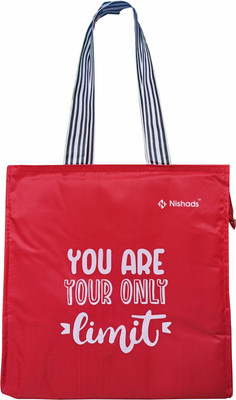 Nishads Red Tote HANDLE BAG 3NO