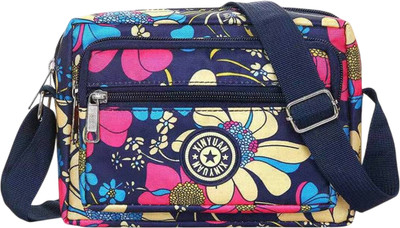 MOMISY Blue, Yellow, Pink Sling Bag Mobile Bag for Women And Girls