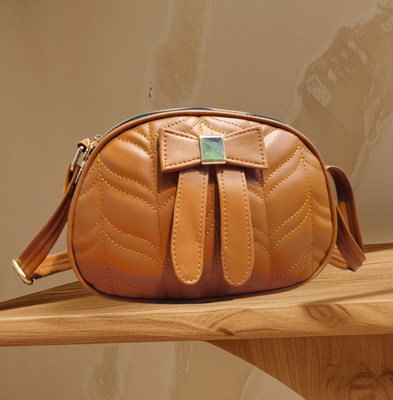 ROYAL CHAALS Tan Sling Bag 3PTAI