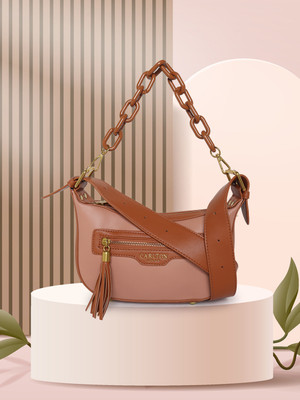 CARLTON LONDON Pink Sling Bag Eufemia