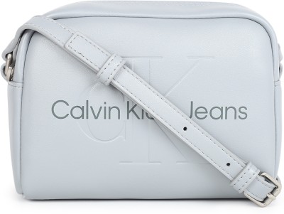 Calvin Klein Blue Sling Bag Sculpted