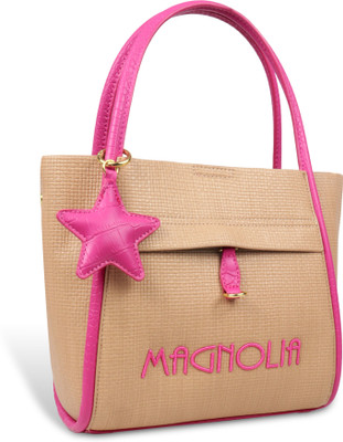 Magnolia Pink Tote Royal Handbag | Office & Casual with Charm Star, Adjustable Strap & Spacious