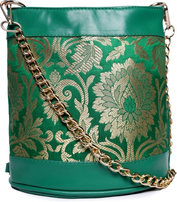 ASTRID Green Sling Bag Party Sling bag for women and girls