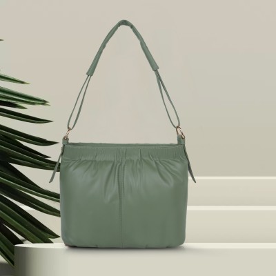 DIXON Green Sling Bag Stylish Unique Design Trendy Shoulder Partywear Handheld Women Sling Bag