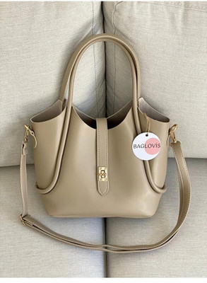 accomade Beige Sling Bag BAGLOVIS Women’s Premium Faux Leather Shoulder & Handbag with Sling Strap