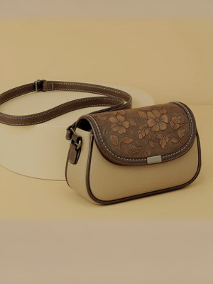 Trendcollection Brown Sling Bag Trendy korean for women unique