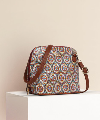 Exotic Brown Sling Bag Ethinic pattern515