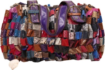 thread game Multicolor Hand-held Bag Luxury !! Handcrafted Multi Colored Hand Bag