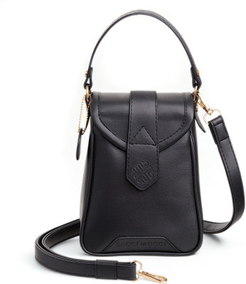 Sacci Mucci Black Sling Bag Sacci Muucci Women's Small handbag/Cross-Body Phone Bag – Adjustable Strap
