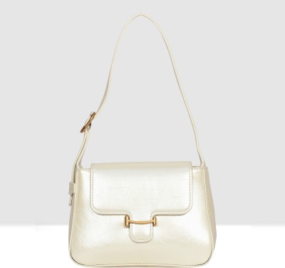 ESBEDA White Sling Bag Glossy Mini Sling Bag