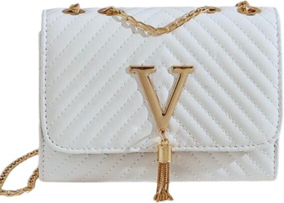 Clovia Fashion White Sling Bag one side bag for women