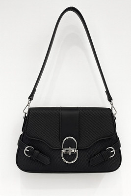 Bridgeway Black Sling Bag BLACK PU LEATHER