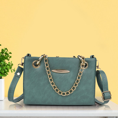 YOYOWING Green Sling Bag Trendy Sling bag