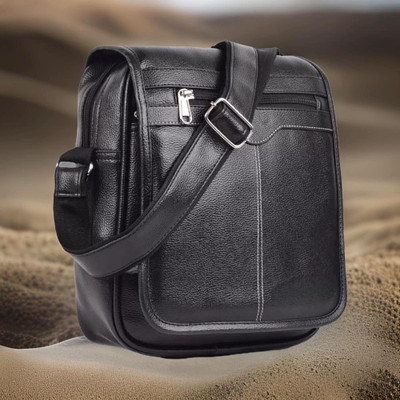 JairaJ Black Sling Bag Men Sling Bag side bag for men(S-11*11)