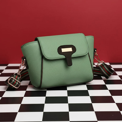 MUSRAT Green Sling Bag Latest Trend Party Wear Sling Bag with Adjustable Strap for Girls and Women's