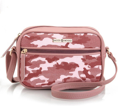 house of common Pink Shoulder Bag Boxy Shoulder Sling Crossbody Bag , Stylish Sling Bag-Camouflage