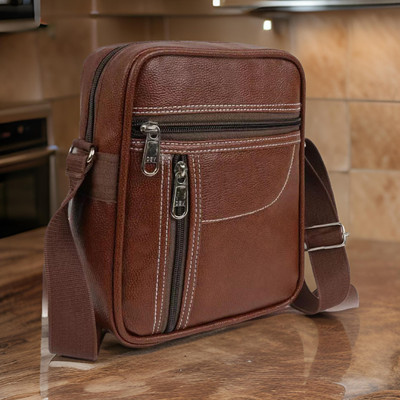 JairaJ Brown Sling Bag Men Sling Bag extra large