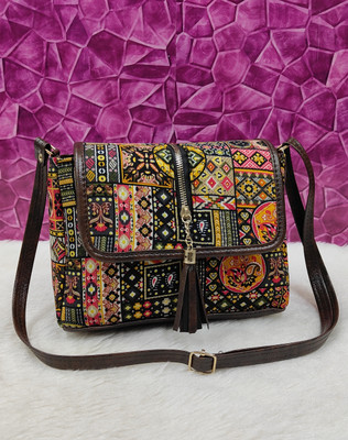 MAYLISS Multicolor Sling Bag Trendy comfy/Cotton Fabric sling for women