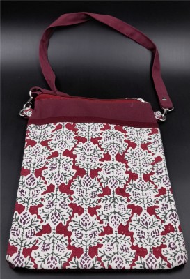 S ENTERPRISE Maroon Sling Bag Hand made new style cotton side bag for girls/women