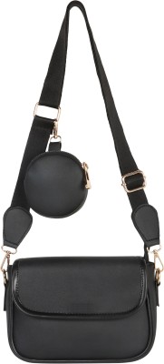 SIJJEEL Black Sling Bag Black Women Sling Bag