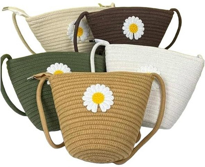 RATHOR ENTERPRISES Multicolor Sling Bag JUTE SLING BAG 01