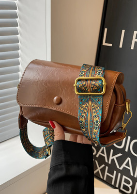 HaveGlam Brown Sling Bag Trendy korean sling bag for women