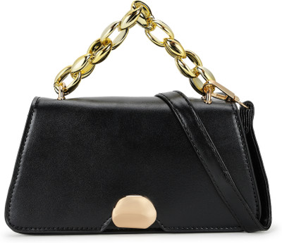 Fastrack Black Sling Bag Solid