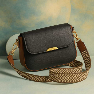 Shara Fashion Tan Hand-held Bag KOREA STYLISH MULTIPURPOSE SLING BAG FOr GIRLS