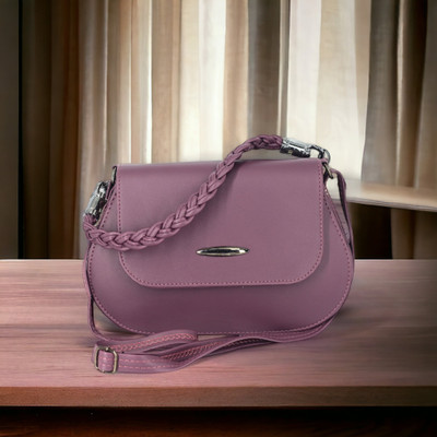mas navi Purple Sling Bag Trendy|Classic|Party Sling Bag for Womens, Made With Best Quality PU Material