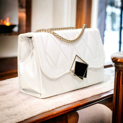 Fadedge Clear Sling Bag Trendy|Classic|Party Sling Bag for Womens, Made With Best Quality PU Material