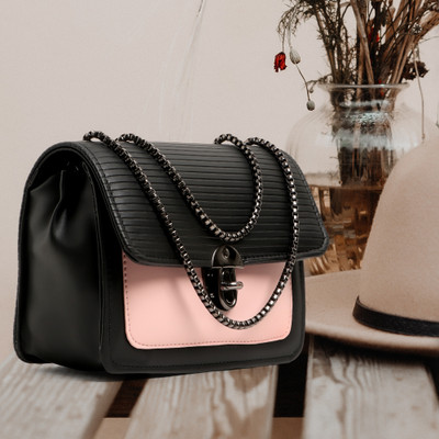 Zaxcer Black Sling Bag BAGS Stylish new sling bag for Girls and women